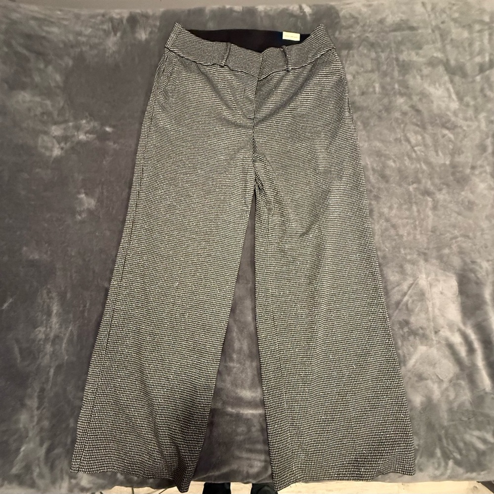 Lane Bryant Black and White Checkered Pants